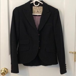 Navy 100% wool blazer